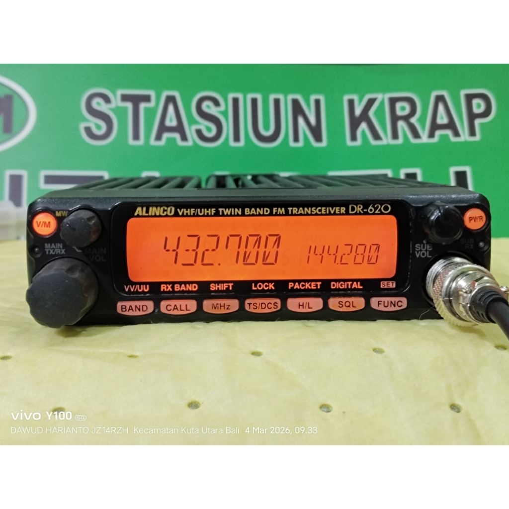 alinco dr620 dualbander vhf uhv