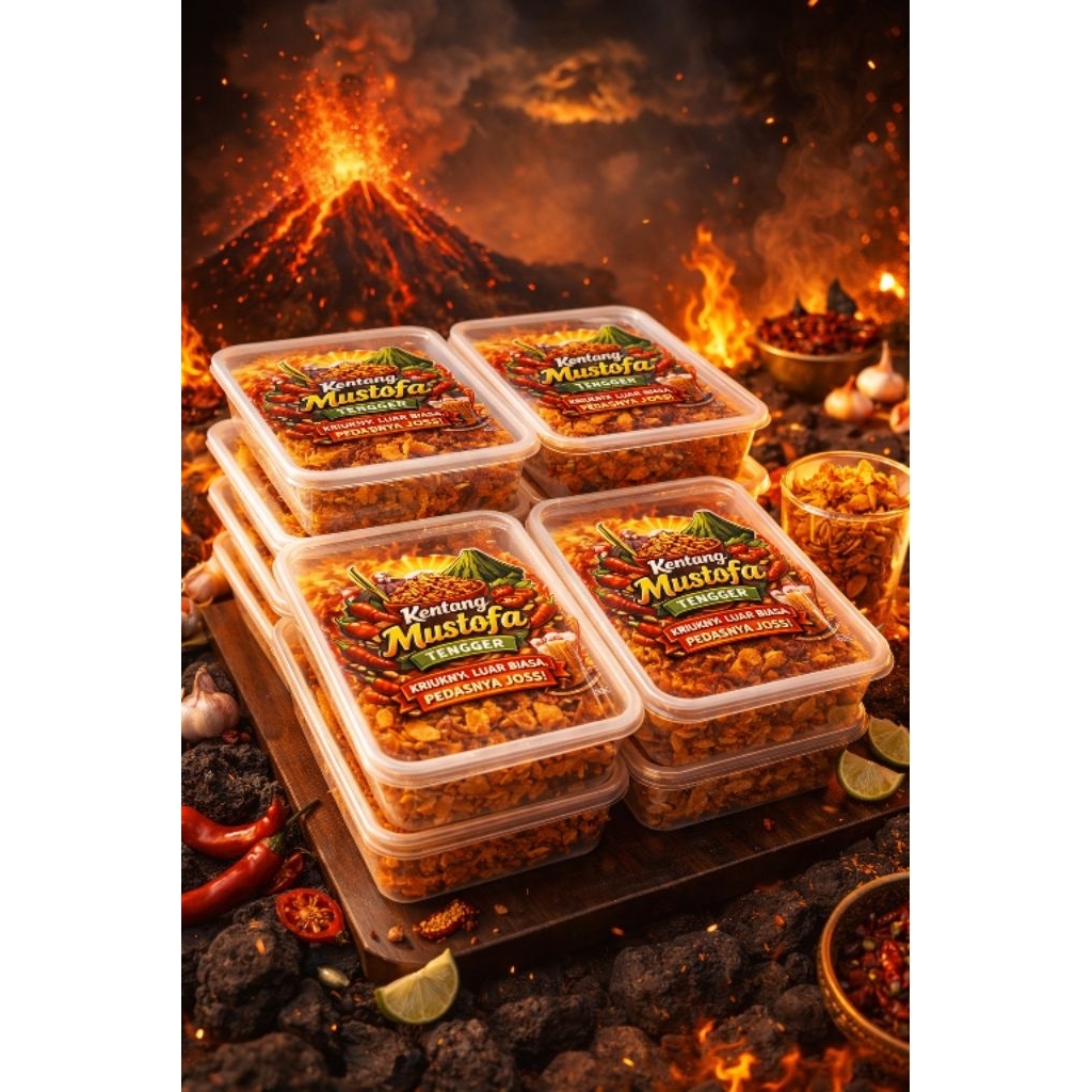 SAMBAL GORENG KERING KENTANG MIX TEMPE MIX KACANG 250 gr