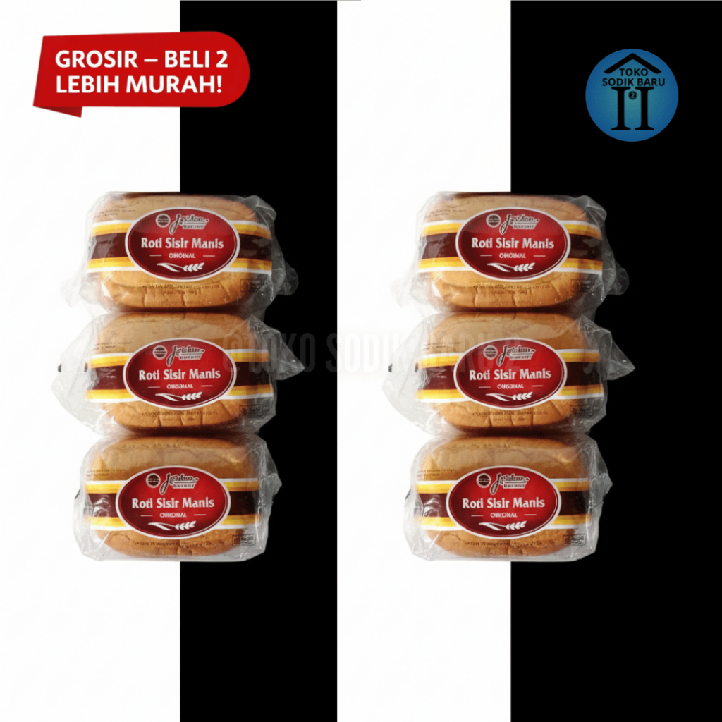 TSB II ​Roti Sisir Jordan Manis Original, Coklat - Roti Sisir Mentega Jadul Empuk & Lembut