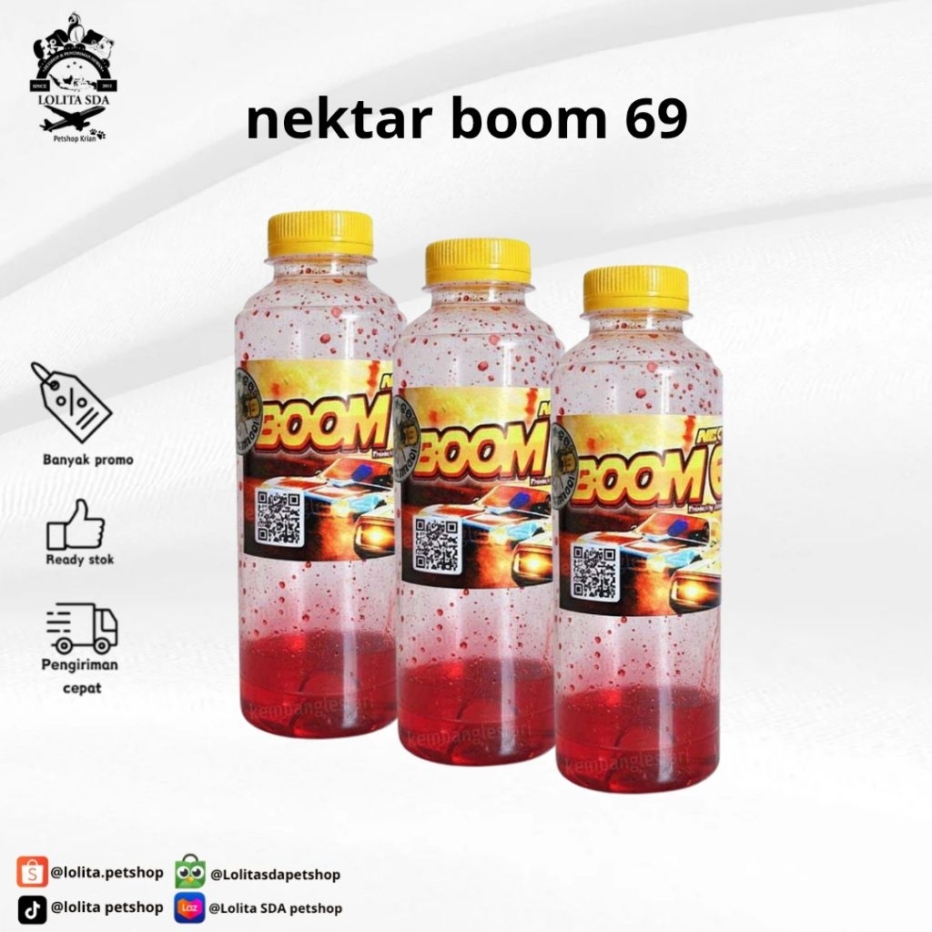 nectar boom 69 nektar untuk burung