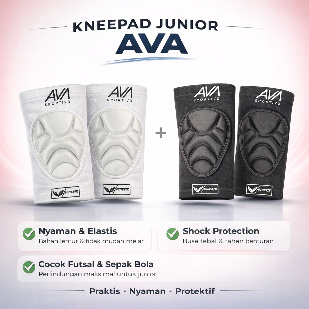 AVA Kneepad Junior - Futsal kneepad junior Pelindung lutut anak 8-14 tahun Pelindung lutut kiper Ori