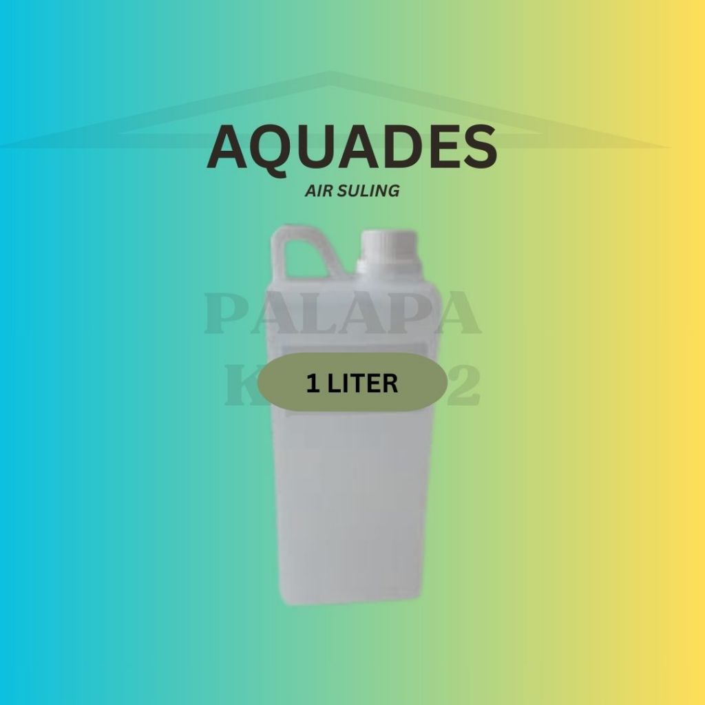 Aquades//air suling 1 Liter