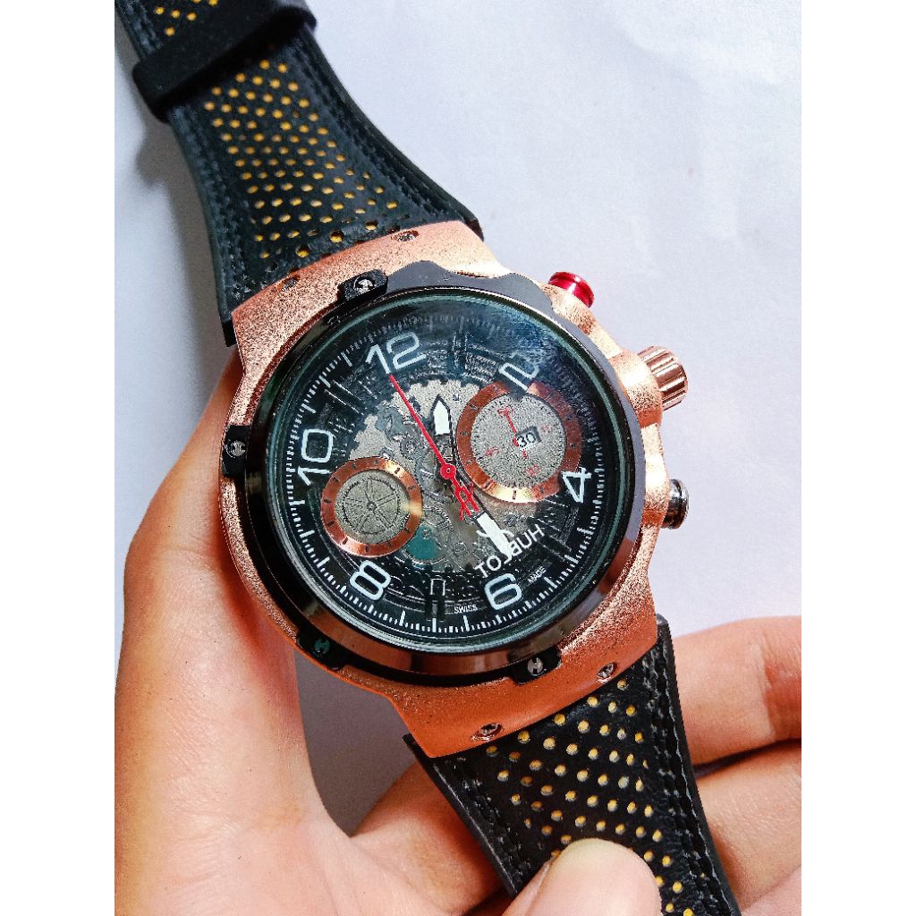 Jam Tangan Hublot Pria with Box
