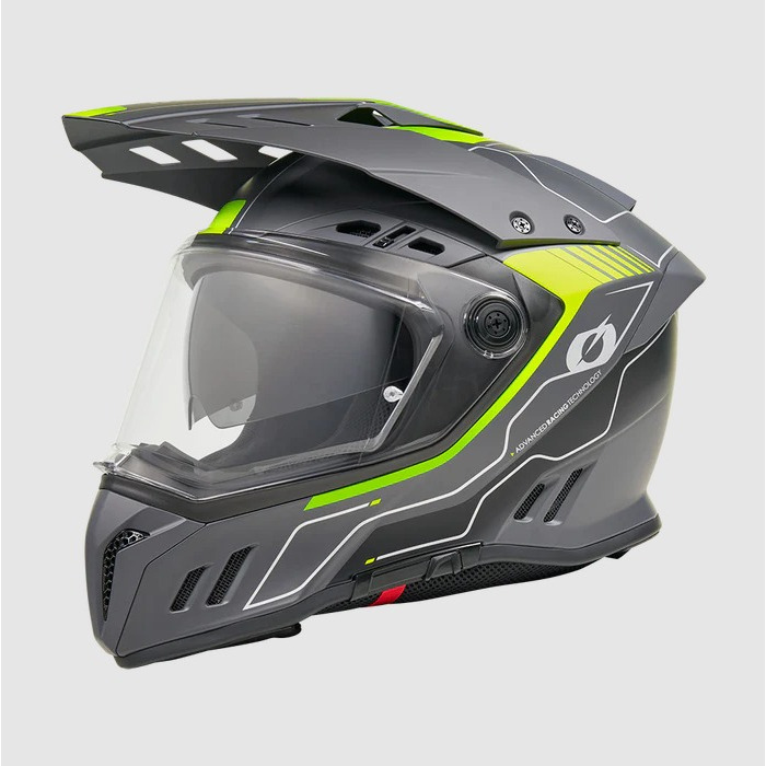 HELM ONEAL SIERRA RS ECHO BLACK FLUO YELLOW HELM ADVENTURE SIERRA RS ECHO BLACK FLUO YELLOW HELMET D