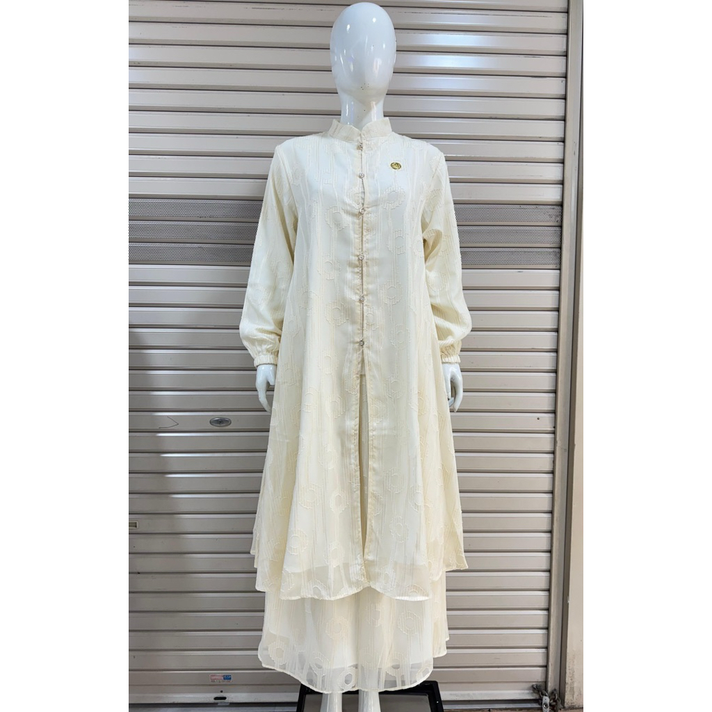 set rok,gamis dan atasan Deska by Berga