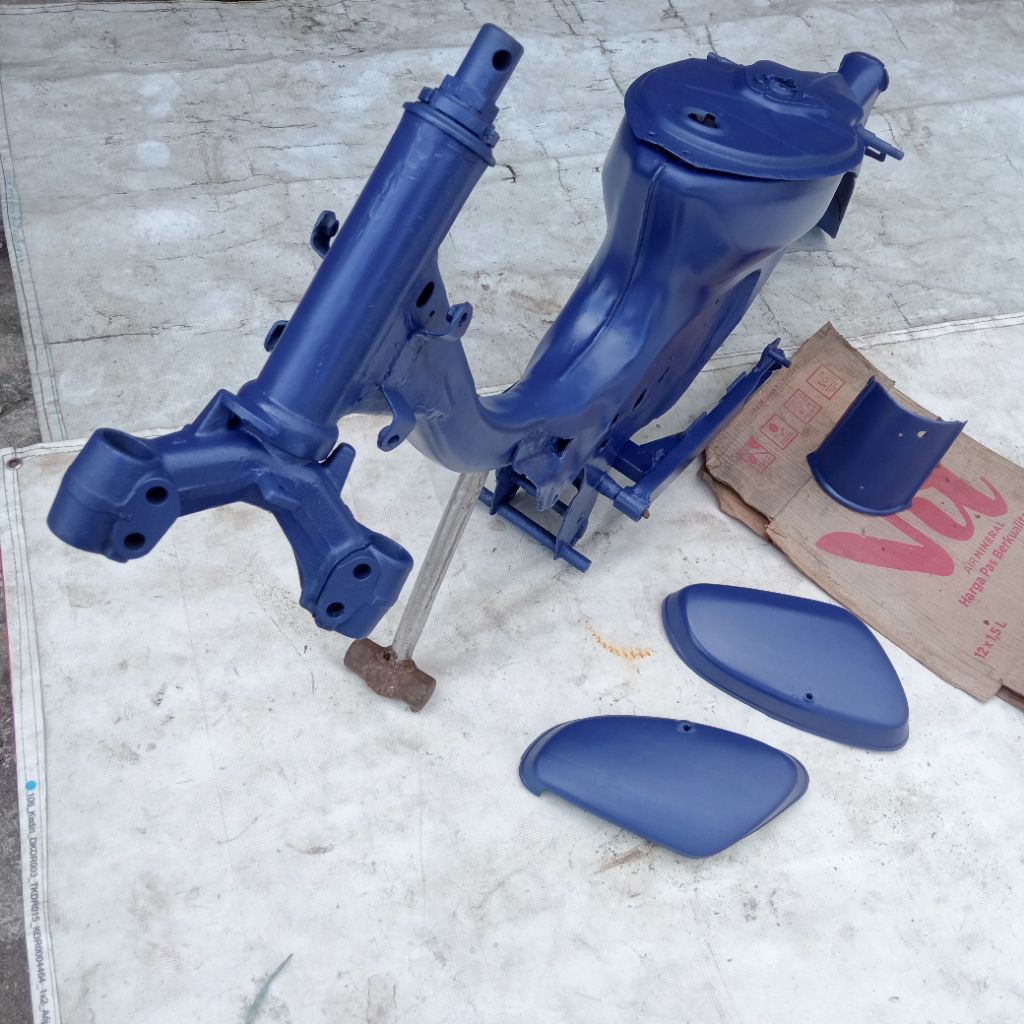 rangka depan kotak T segitiga arm Supra fit new belakang rangka prima grand legenda custom c70 cat b