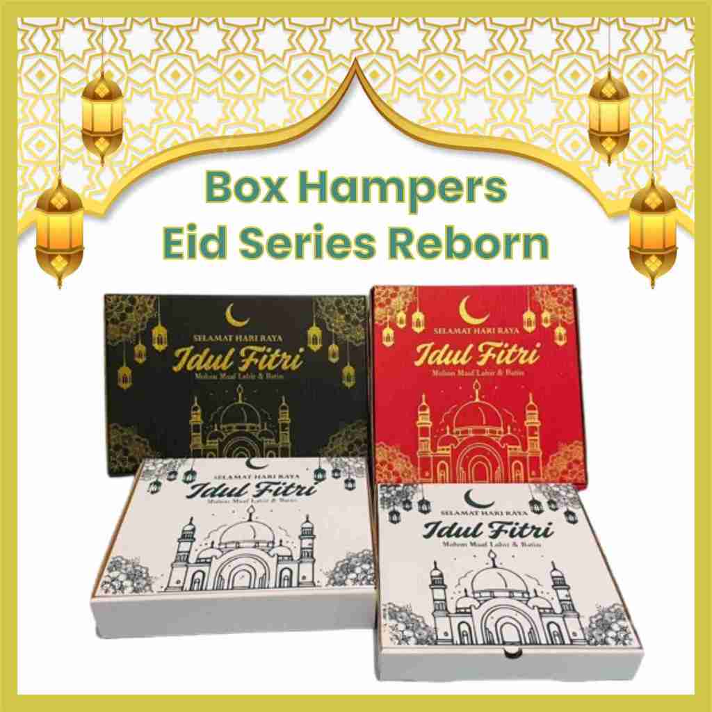 Box 22x11x5 Cm Parcel Lebaran / Box Hampers Lebaran / Box Lipat Depan