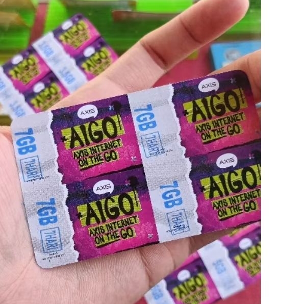 Vocer Axis 7 GB 7 hari Kuota Nasional