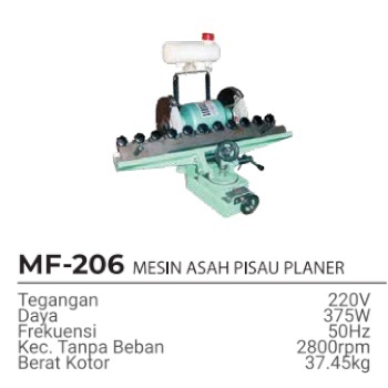 Mesin Asah Pisau Serut Asah Pisau Ketam Asah Mata Planer MODERN MF 206