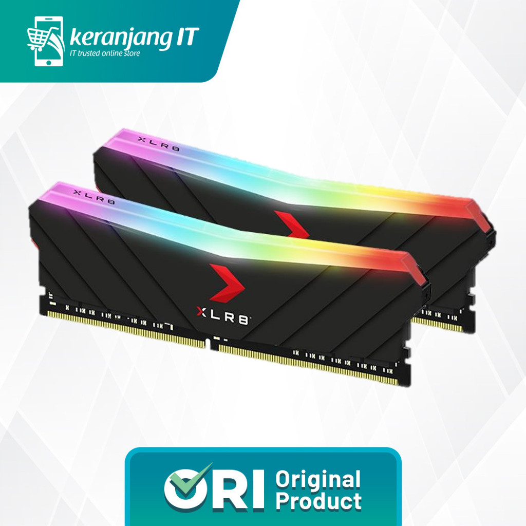PNY - DDR4 32GB 3200 UDIMM XLR8 RGB (16GBx2)