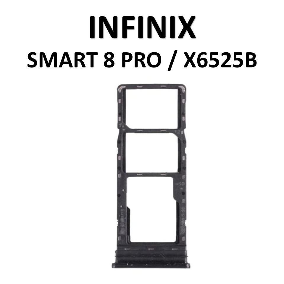 SIMLOCK SLOT SIMCARD SIMTRAY TEMPAT KARTU SMART INFINIX 8 PRO / X6525B ORIGINAL