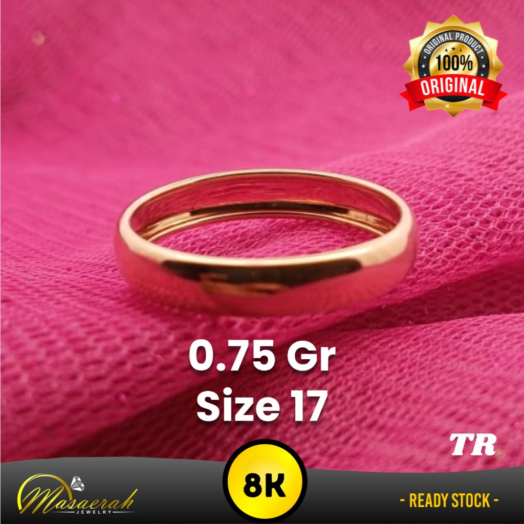 Cincin Emas 8K - Toko Emas Gajah Saerah - 0.75 Gram 2640