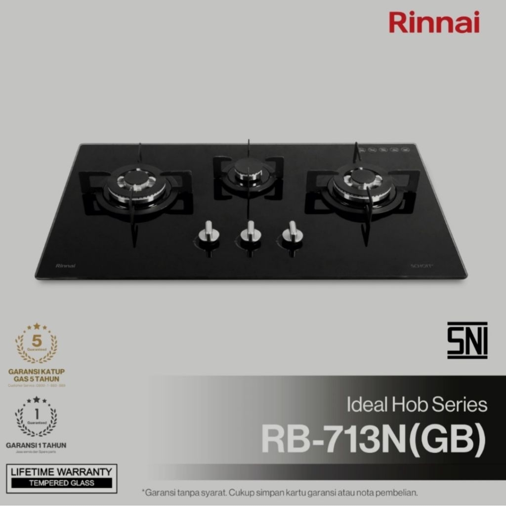 Kompor Tanam Rinnai 3 tungku