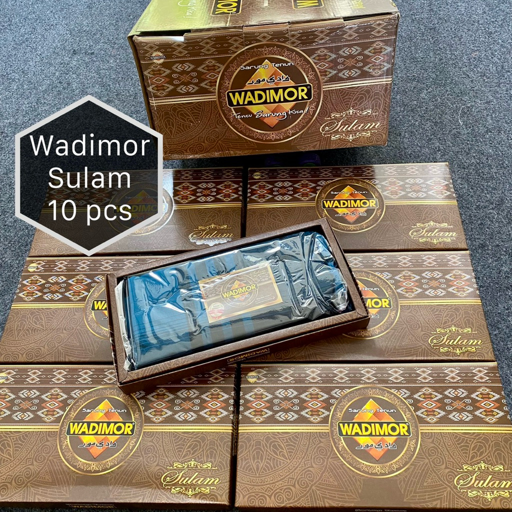 Sarung Tenun Wadimor Sulam Motif Horison 10 biji