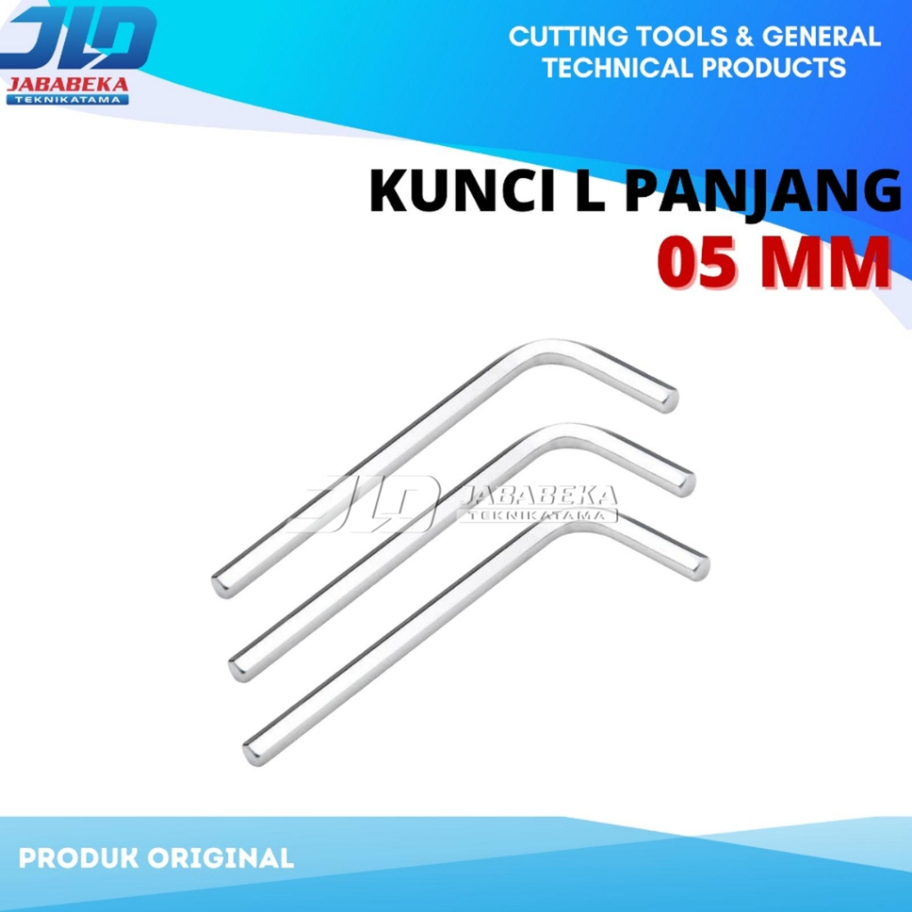 TEKIRO KUNCI L PANJANG 05 MM / KUNCI L PANJANG / TOOLS TEKIRO ORIGINAL