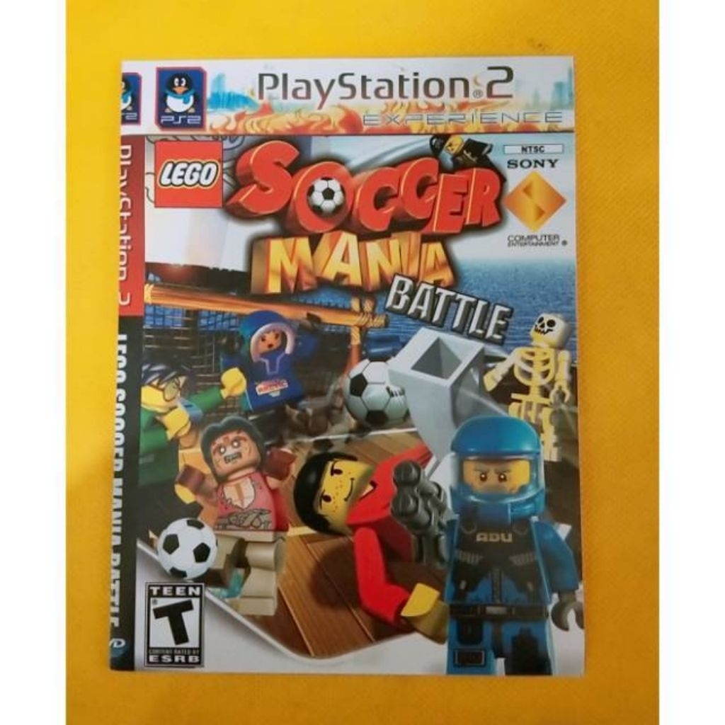 KASET PS2 BOLA SOCCER LEGO MANIA-KASET PLAYSTATION PS 2 LEGO MOVIE BOLA SOCCER MANIA