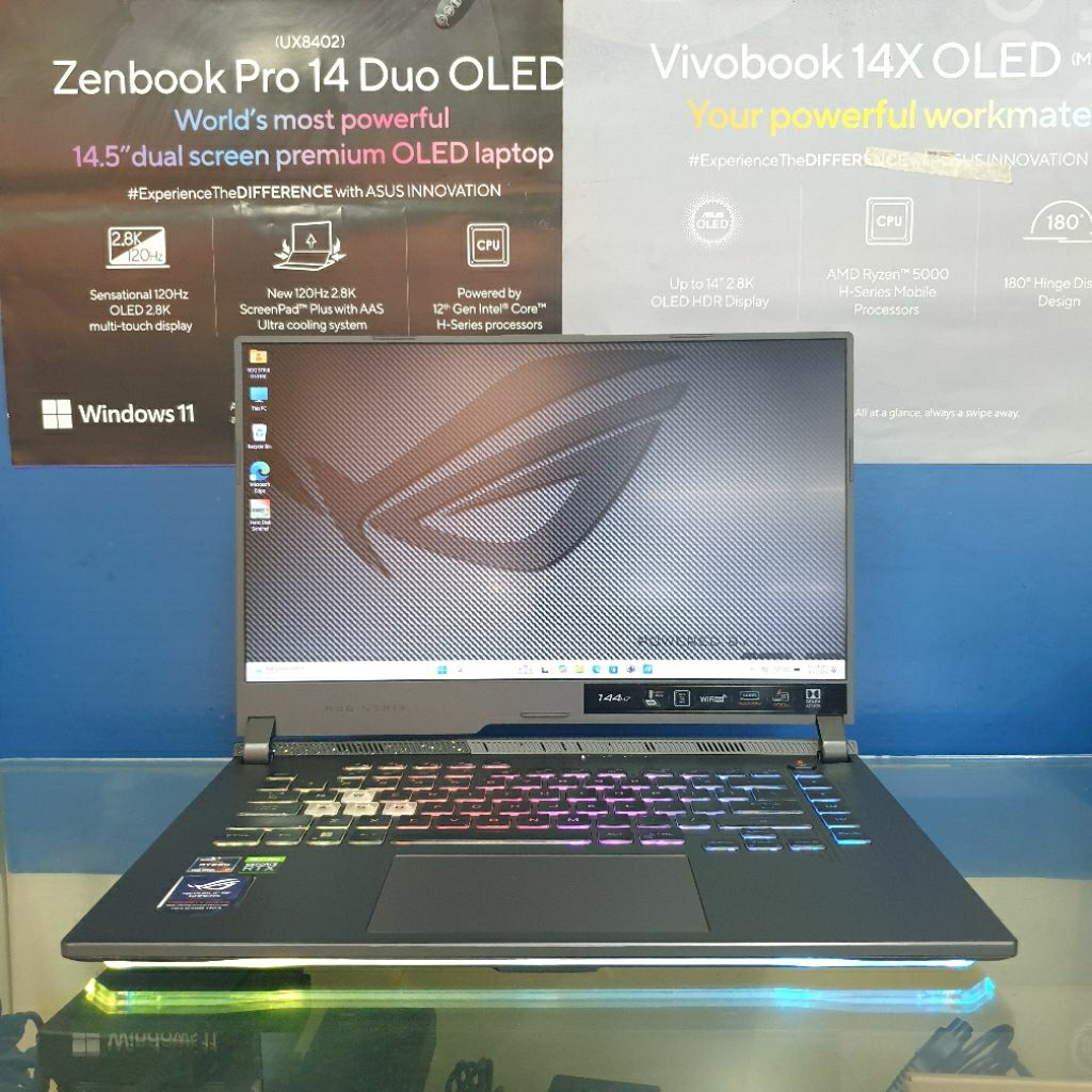 Asus ROG Strix G513RC Ryzen 7-6800HS Ram-16GB SSD-512GB RTX-3050 15inchi