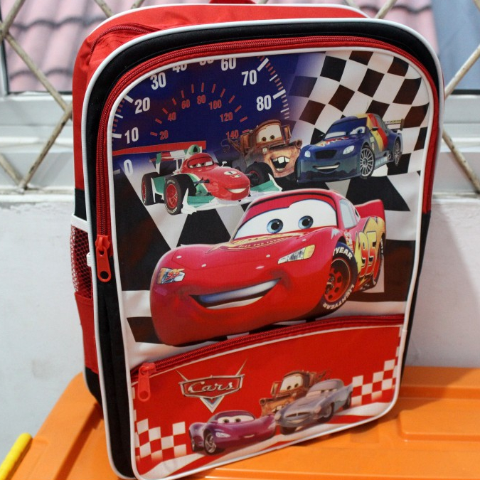 BARU Tas anak mcqueen cars, BARU tas anak cars sekolah SD, tas anak cowok bagus murah