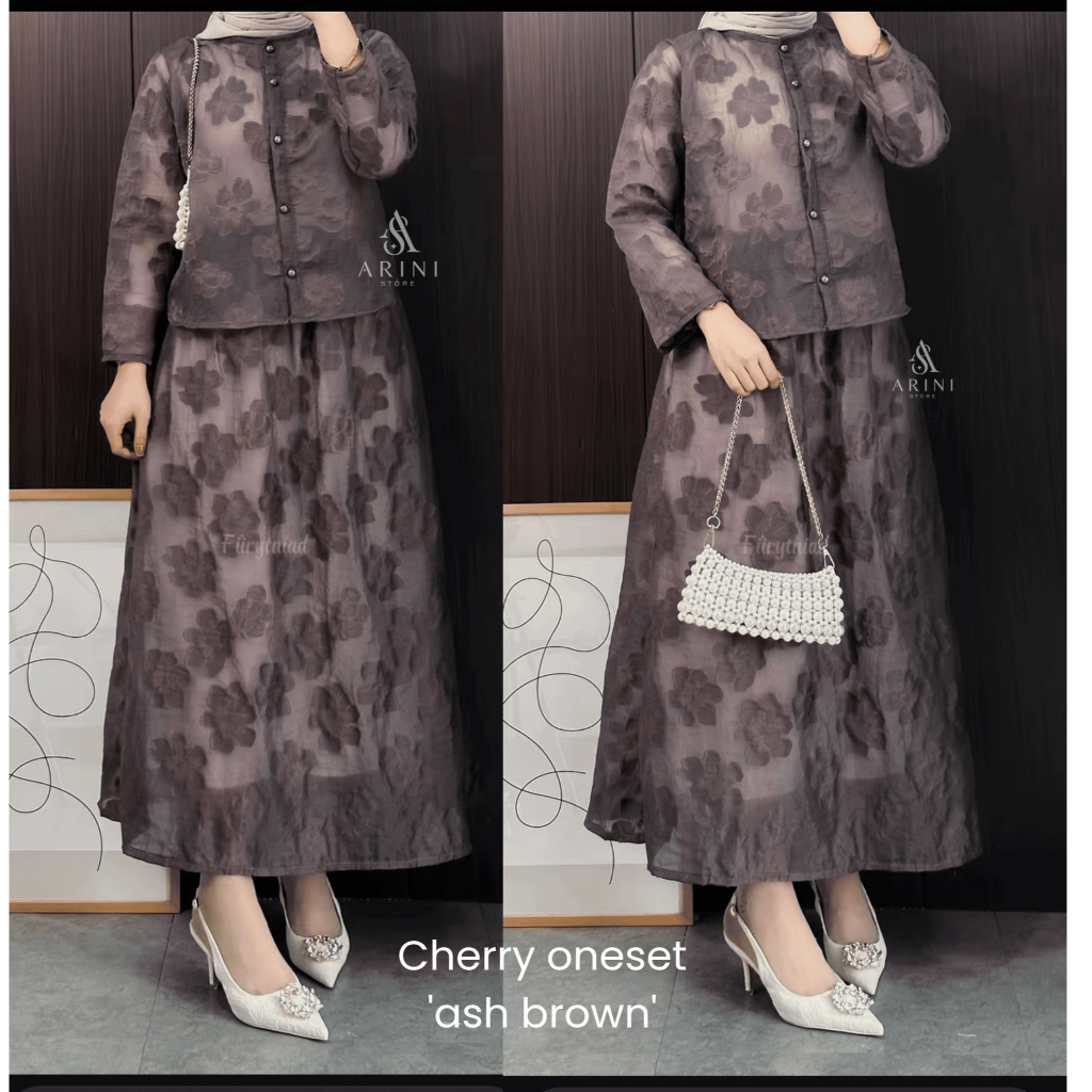 Cherry Set Lebaran Baju Lebaran wanita One Set