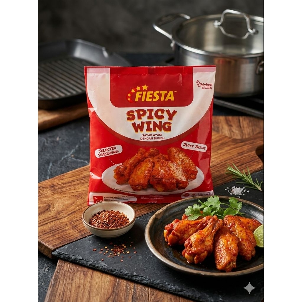 Fiesta Chicken Wings 400gr [ Chicken Wings ]