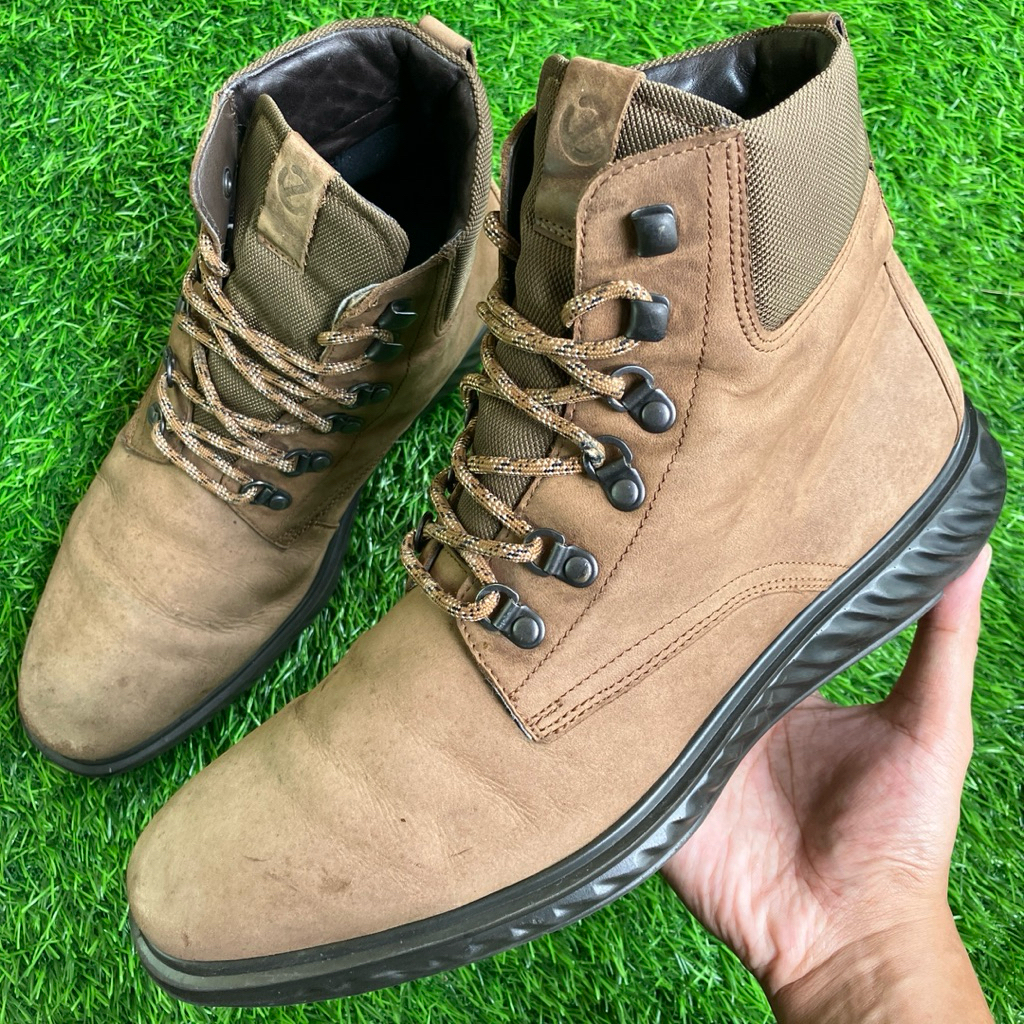 ECCO ST.1 Hybrid Lite Brown Leathers shoes size 44