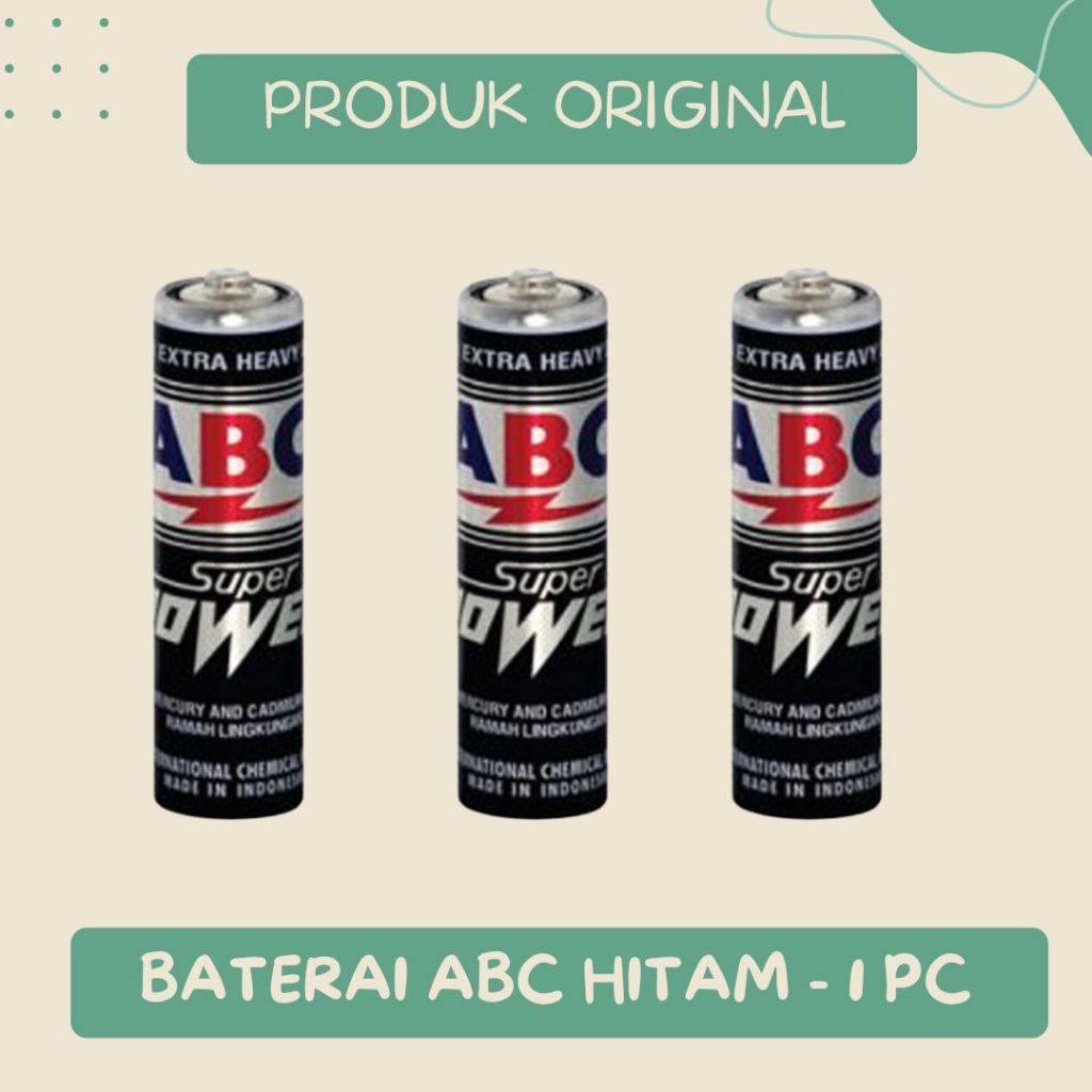 Baterai ABC Super Power - 1 Pc - Baterai AA