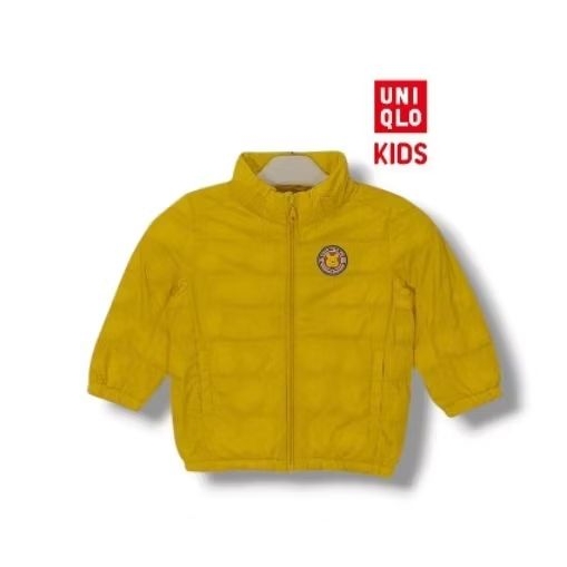 UNIQLO Baby Puffer Jacket Yellow Size tag 90 fit 18-24 months (P41xL36/LD72)