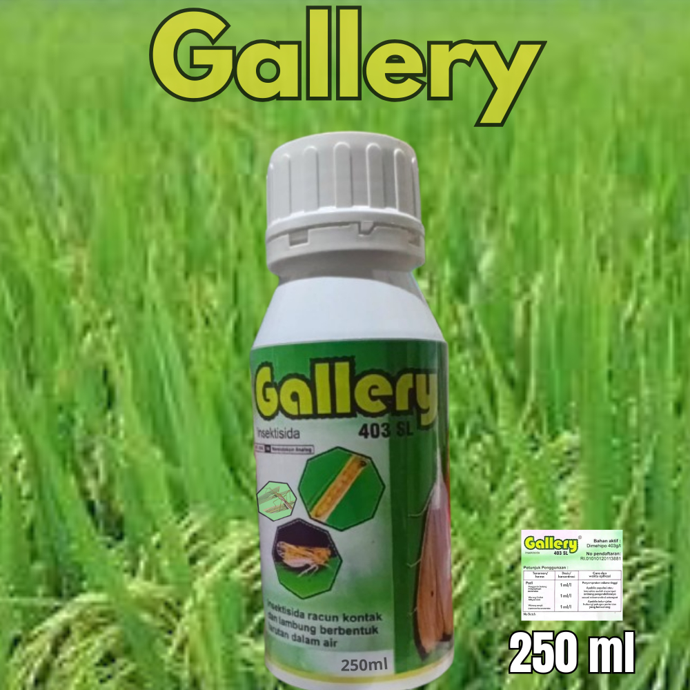 Insektisida Gallery 403SL Dimehipo 403g/l Kemasan 250ML Pembasmi Wereng Dan Walang Sangit