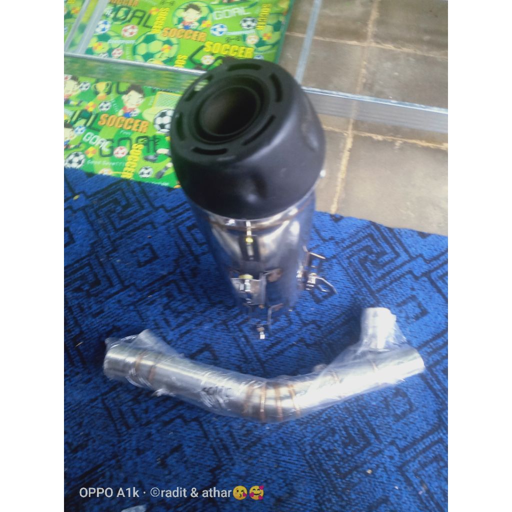 kenalpot std racing bas adem original untuk metik Mio beat Vario pcx adv NMAX new aerox old
