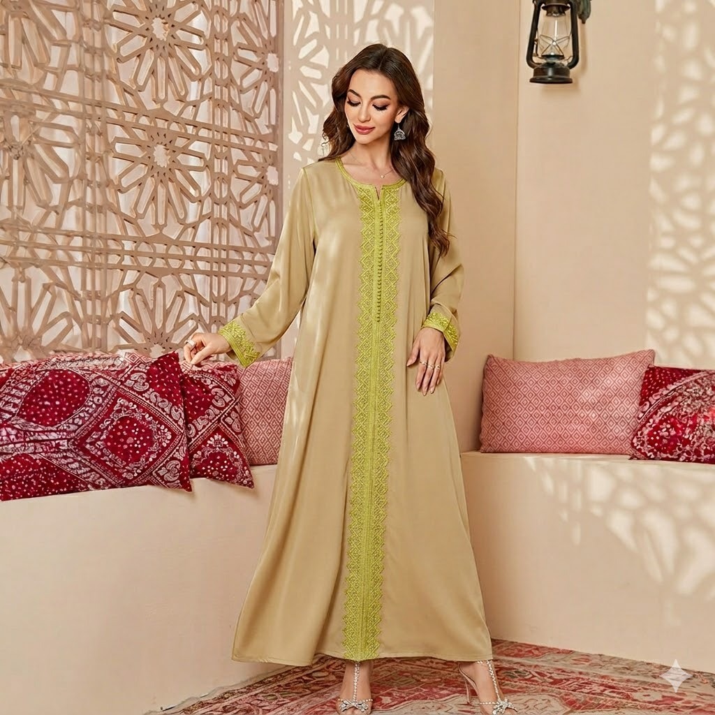 GAMIS MODERN/GAMIS BAHAN SATIN