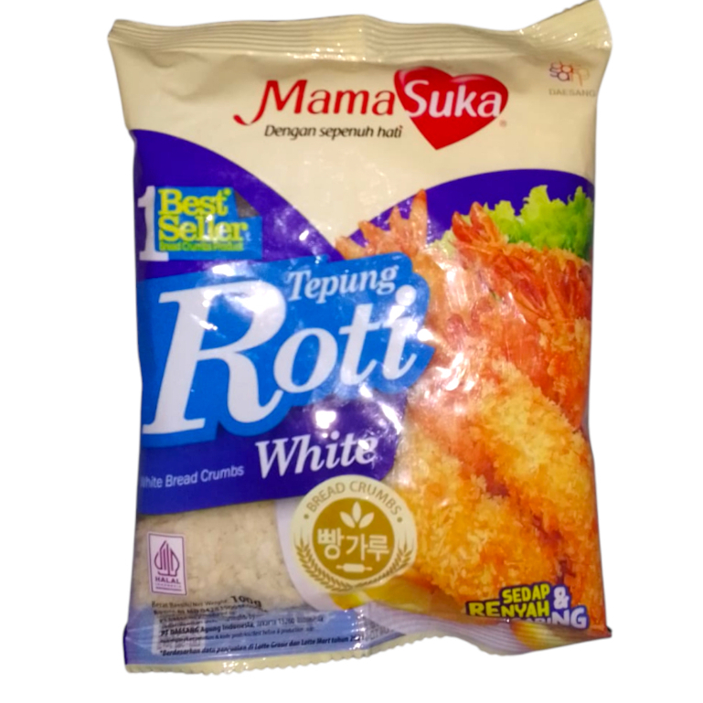 Tepung Panir Putih Mamasuka 200 Gram / Tepung Roti Putih/Tepung Roti Mamasuka