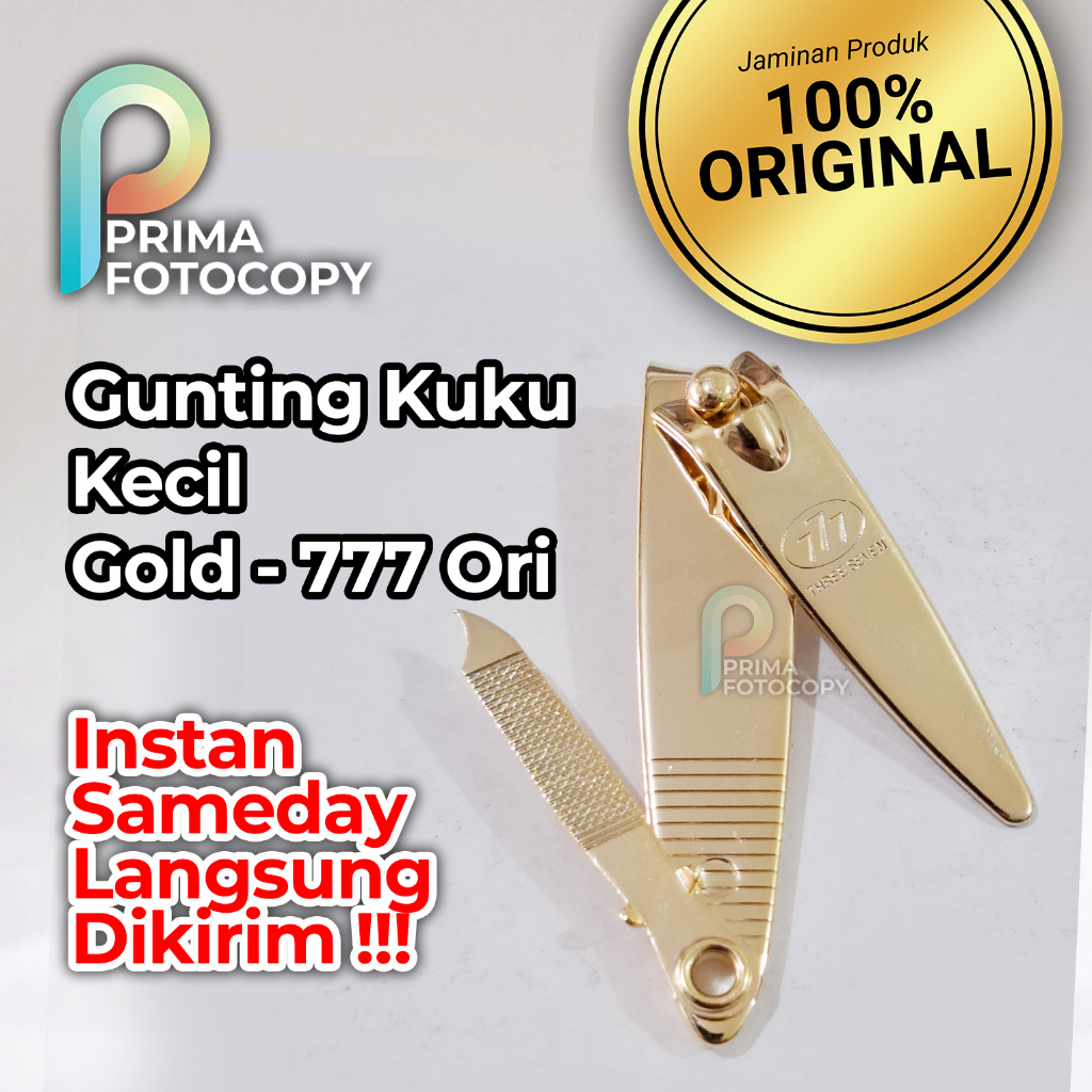 Gunting Kuku 777 Gold Emas Made in korea kecil