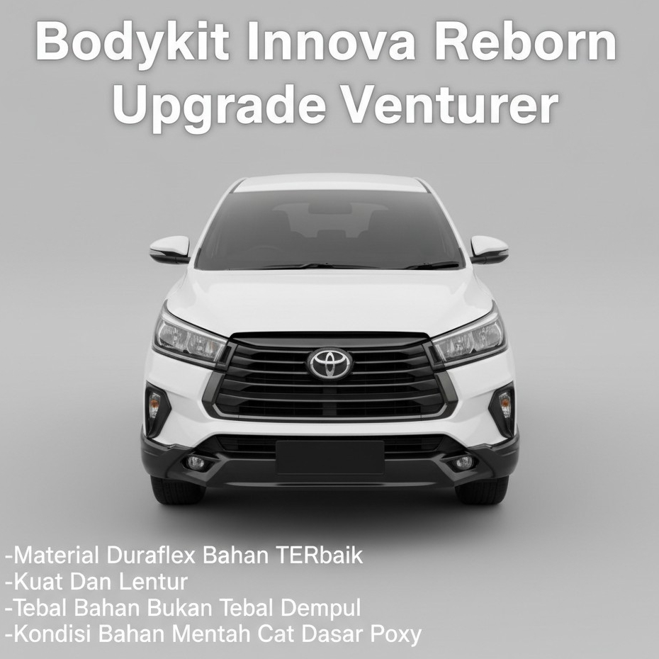 bodykit depan Inova venturer facelift mentah 2021-2025