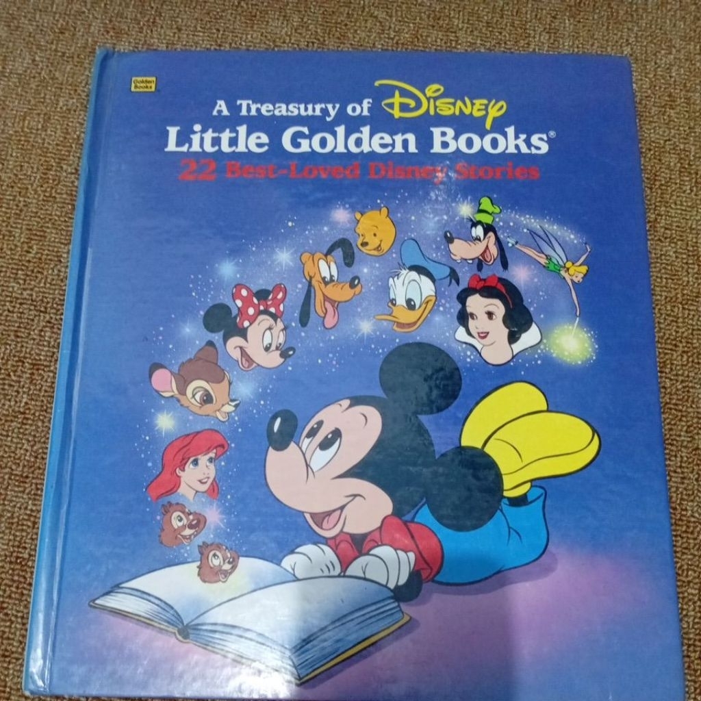 A Treasury Disney Little Golden Book HC nampan classic book