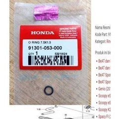 Oring AS Pully Beat ESP Genio Spacy FI Scoopy FI K16G Vario 110 Esp 91301-053-000