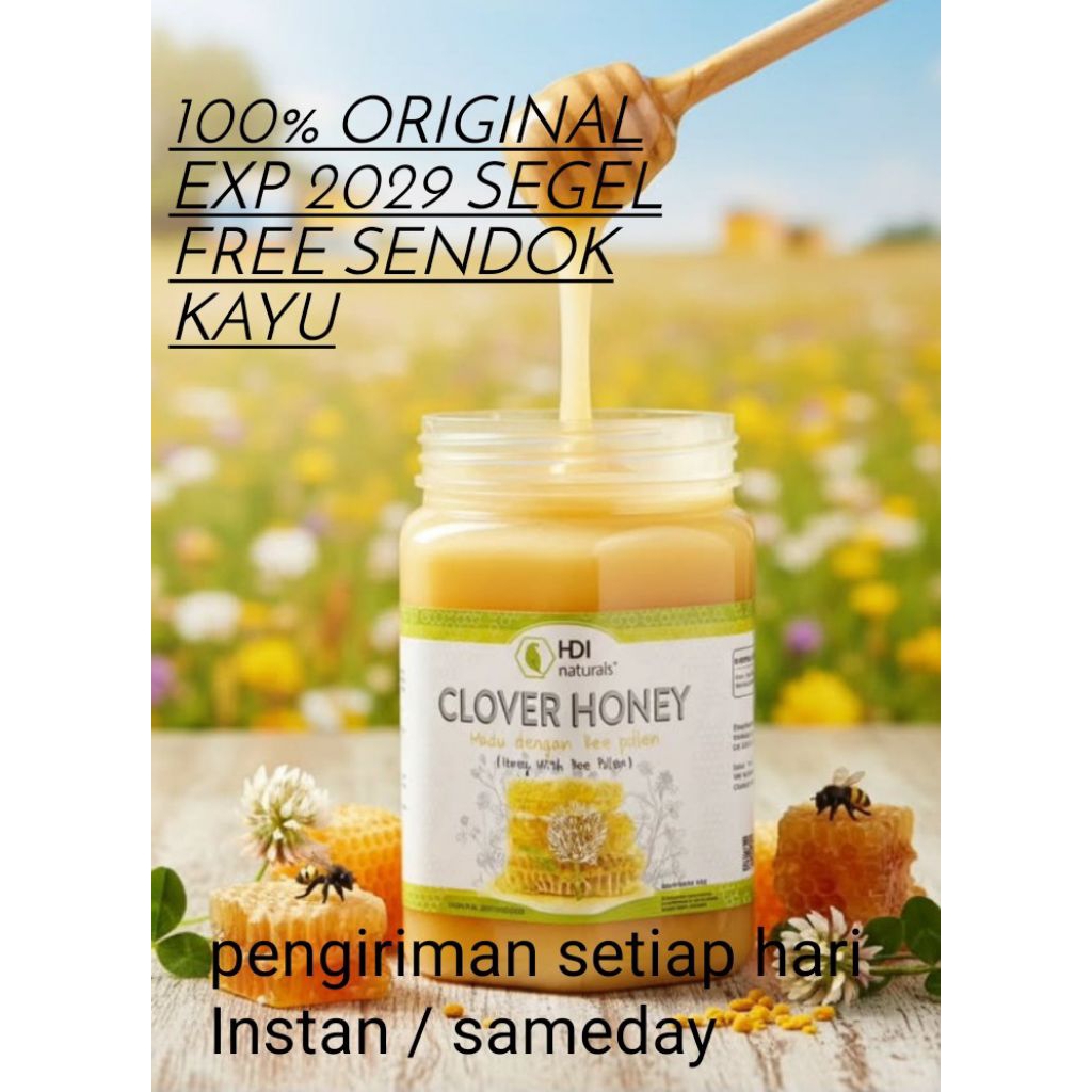 CLOVER HONEY 1KG ASLI SEGEL 2029