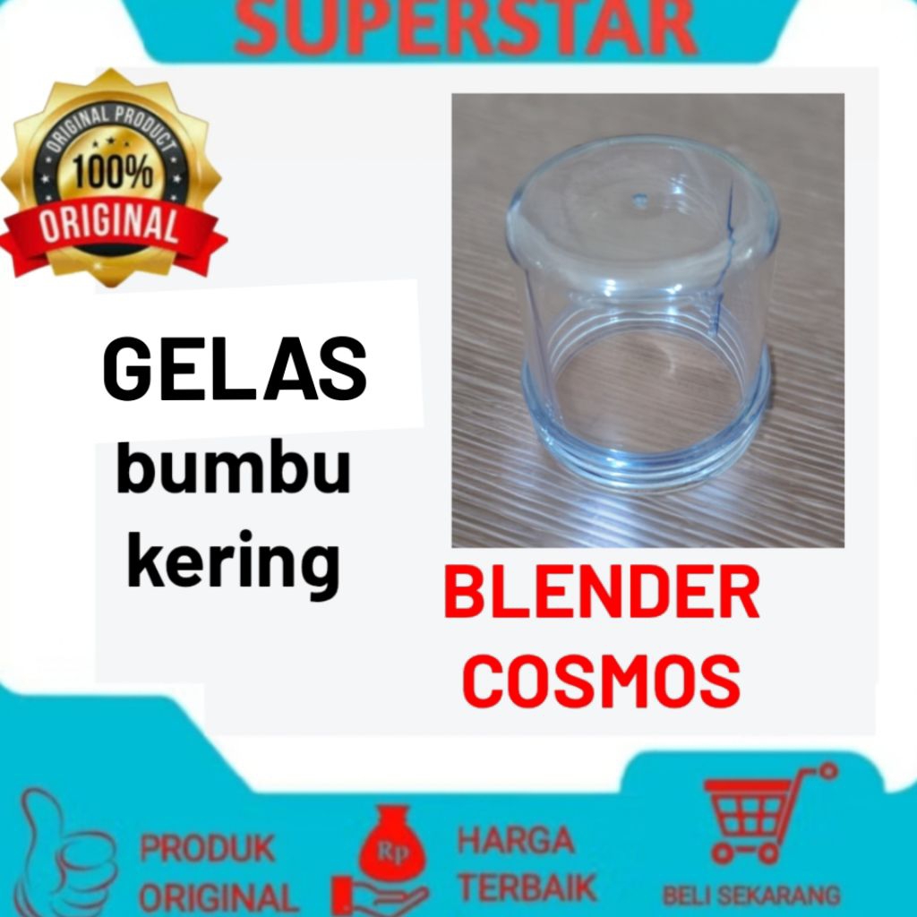 gelas bumbu kering blender cosmos