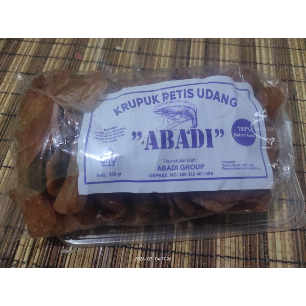 Kerupuk Petis Udang Abadi