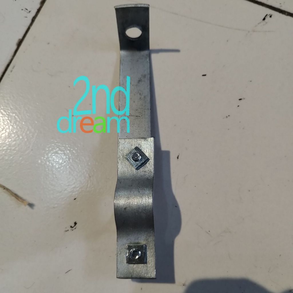 Klem L besar / Klem Kabel BC Penangkal petir ukuran besar / Klem L Tower + karet isolator