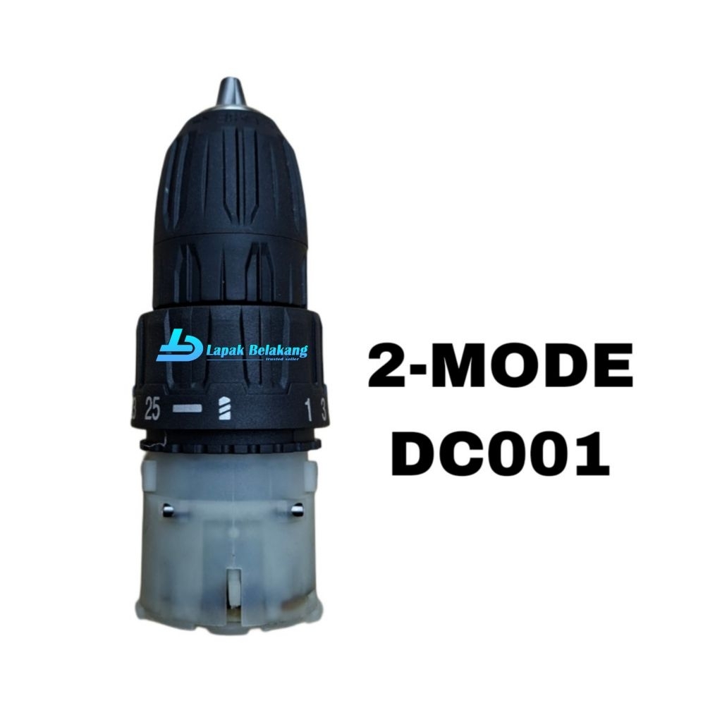 2-MODE GEARBOX + CHUCK BOR CORDLESS GEARBOX BOR BATERAI BOR CAS