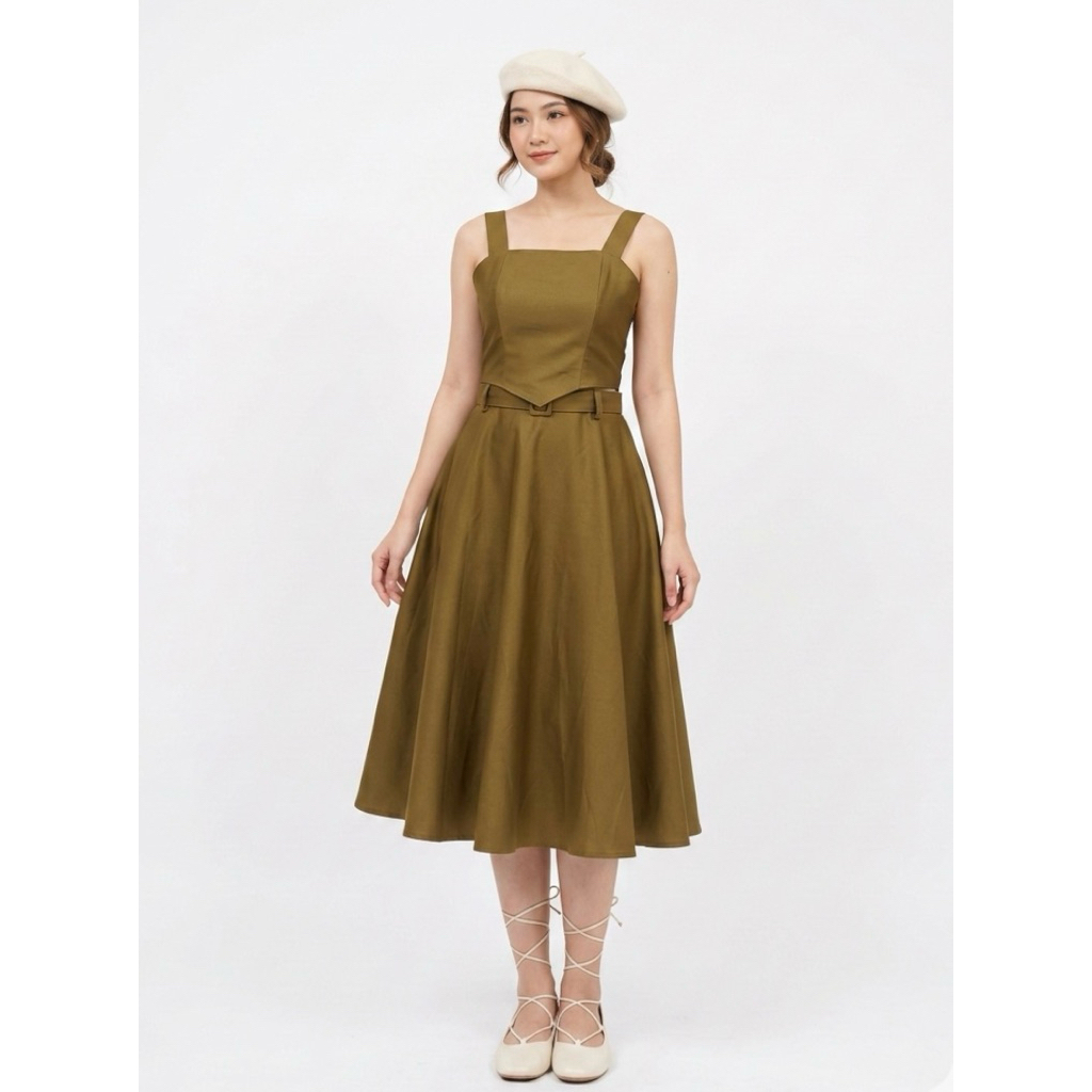 [ Vintage ] Anastasia de Kyra Set / Atasan Wanita / Rok Setengah Tiang