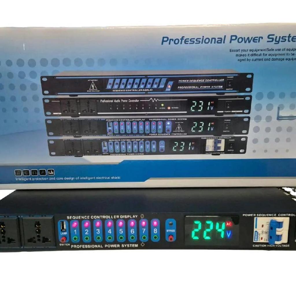 POWER SEQUENCE CONTROLLER DBX SR-328+ Professional Power System dbx SR 328+ - Sequencer 8 CH