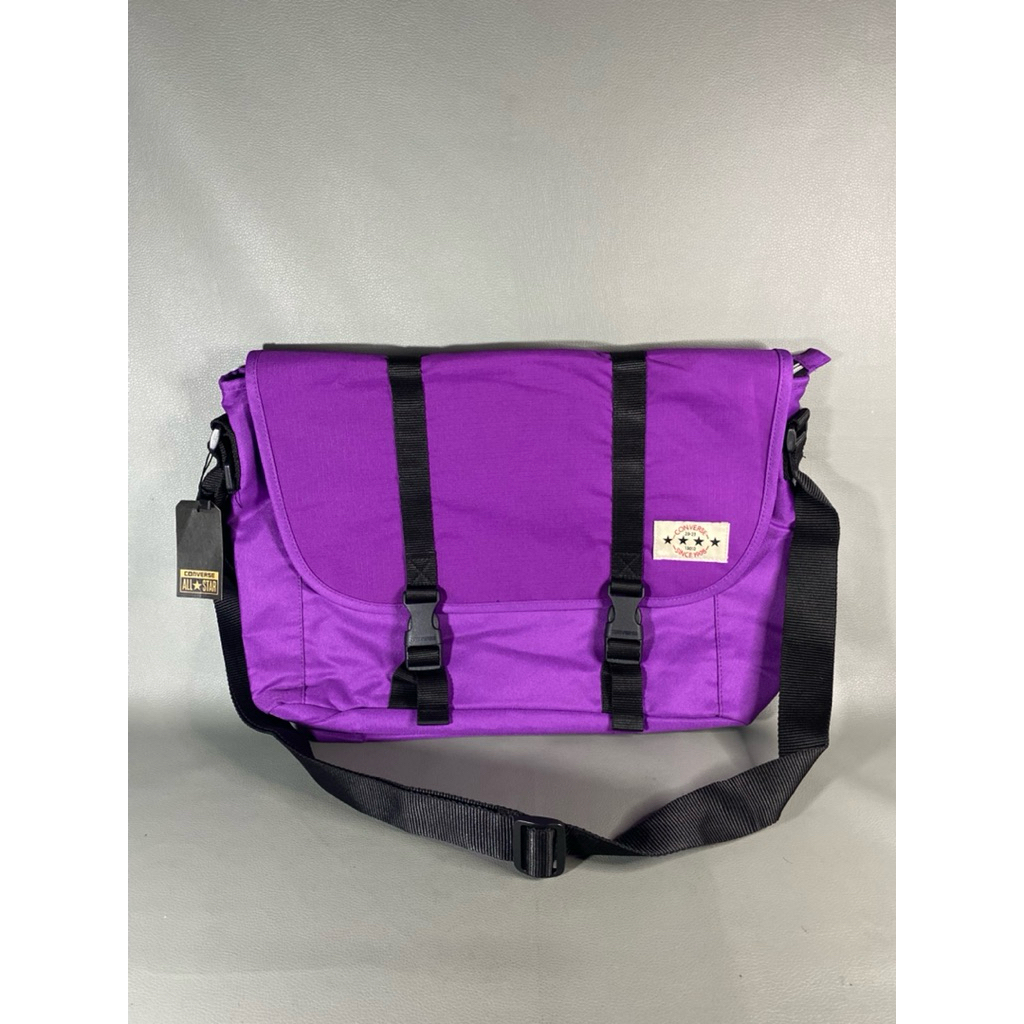 Converse Slingbag Purple / Tas Selempang Converse / Tas Converse / Converse Messenger Bag / Tas Bahu