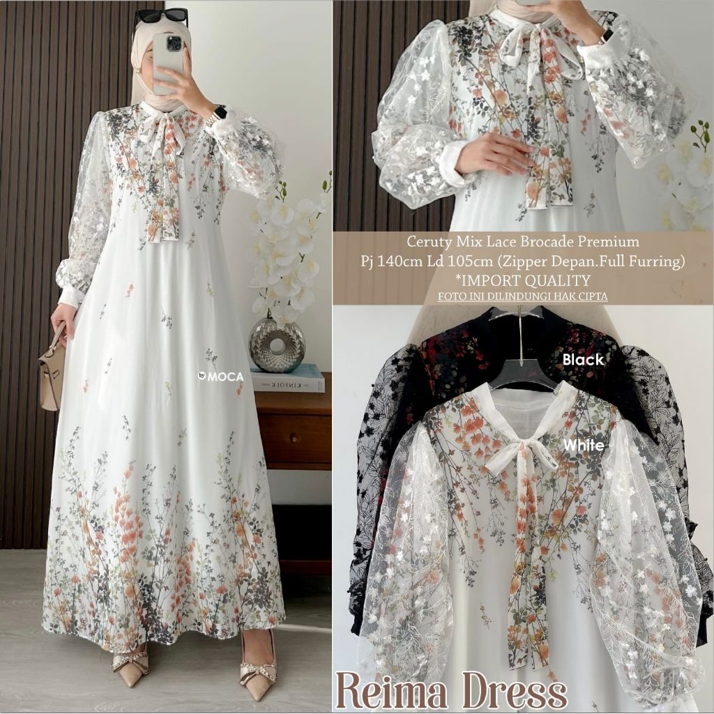 GRITTE  MAXY DRESS MAXI CERUTY MURAH LAPIS FURING BY TIRAMISU