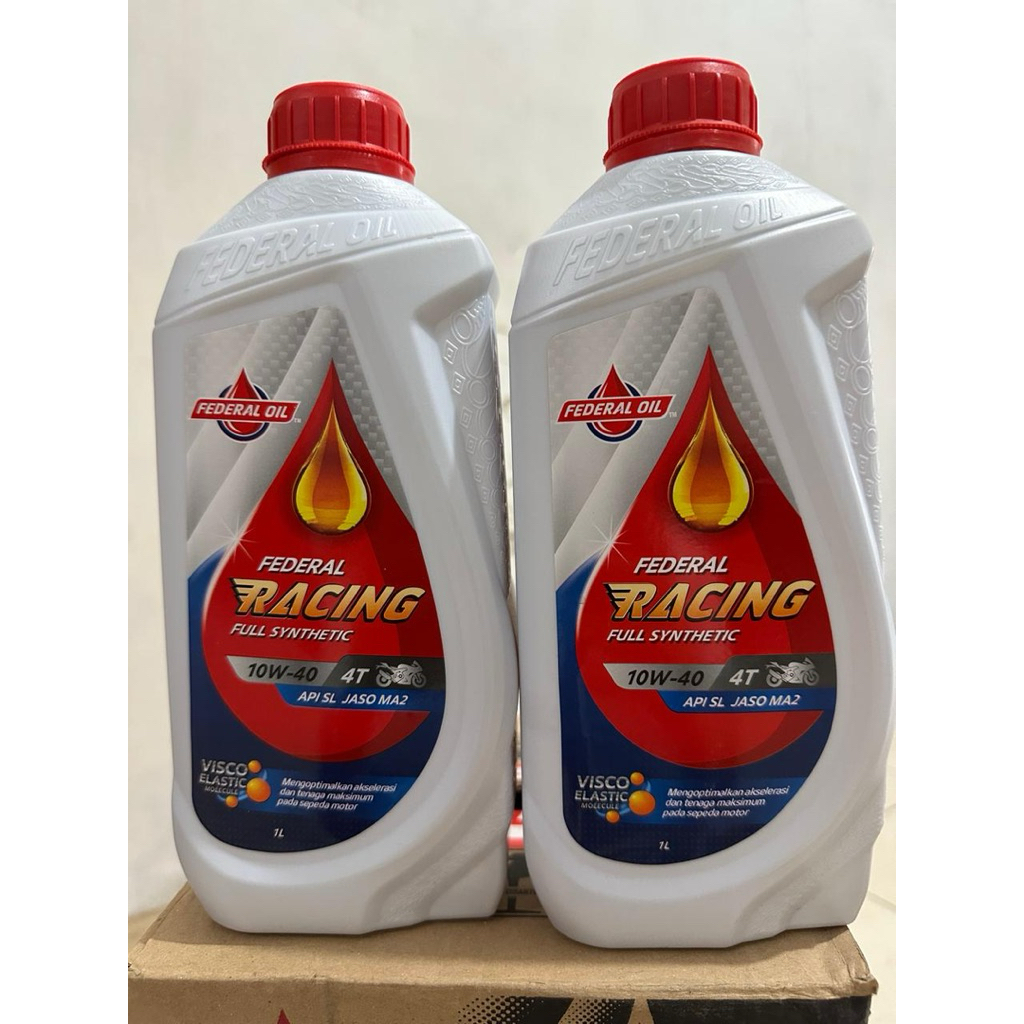Federal Oil Racing 1 Liter Oli Motor 4 T