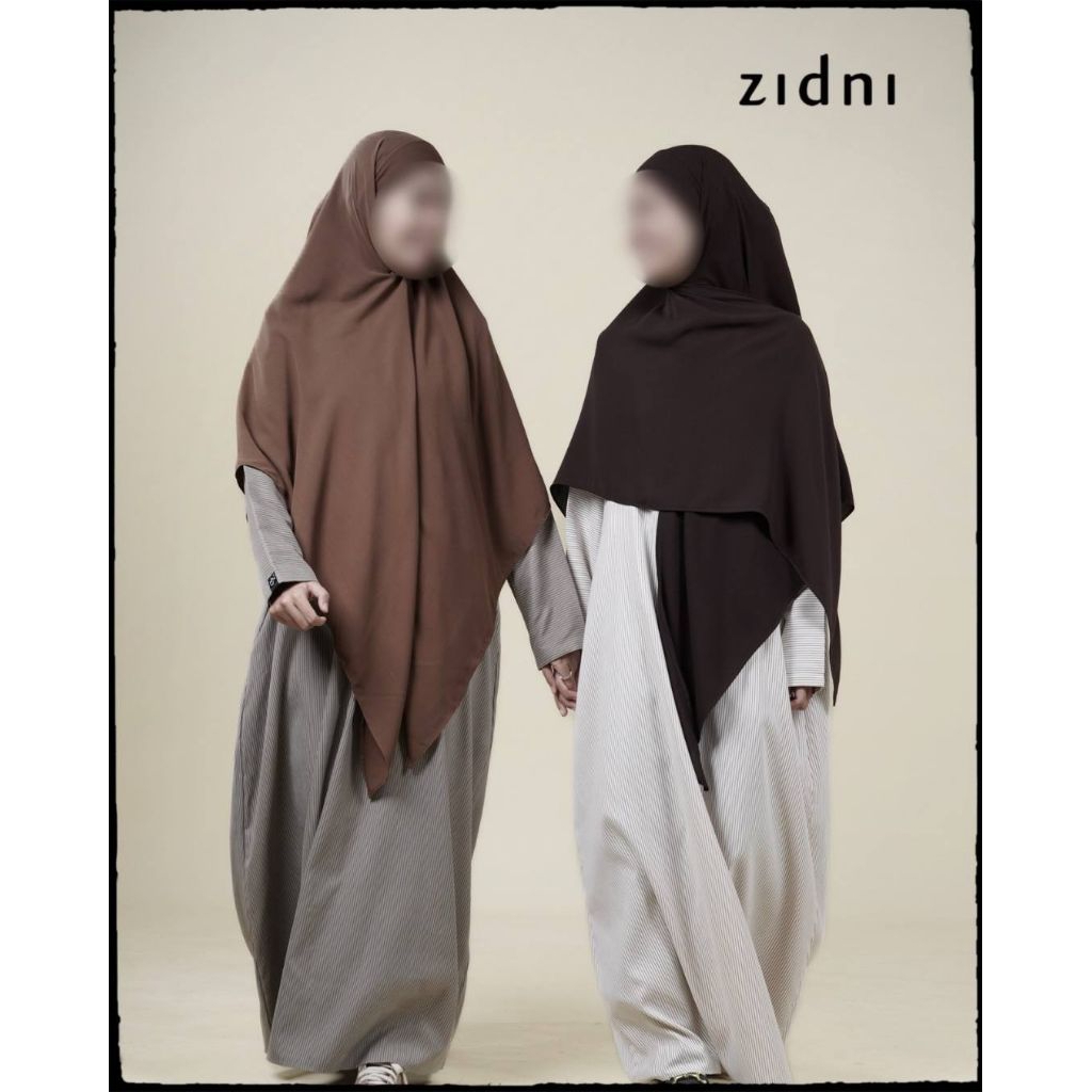 PO BELA STRIPES ZIDNI ABAYA GAMIS | GARIS GARIS TWILL BRUSH | TIMELESS