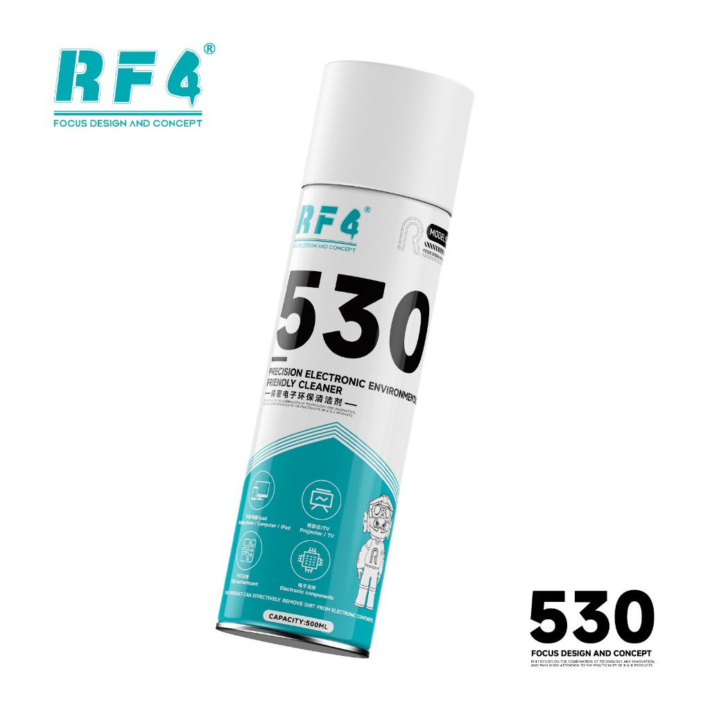 INTI  RF4 530 RF-530 500 ML - ELECTRONIC ENVIRONRONMENTALLY FRIENDLY CLEANER CAIRAN PEMBERSIH LCDPCB