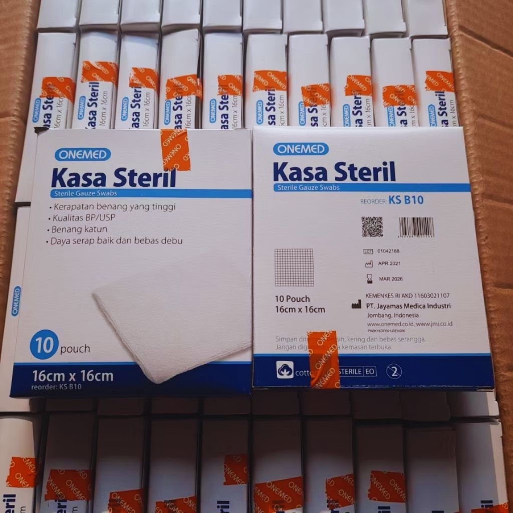 Kasa Steril OneMed 16x16 cm. Kasa Sterile OneMed.Kasa Lipat Steril