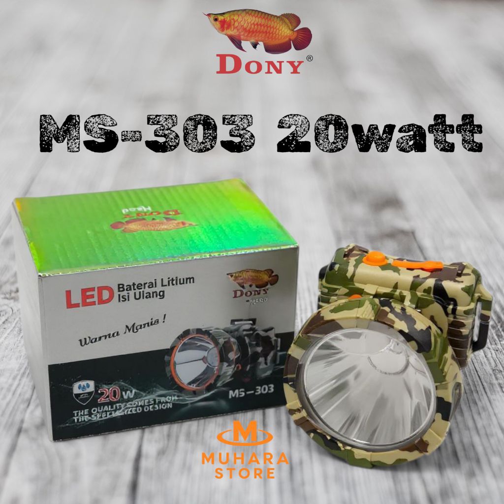 Senter Kepala DONY MS-303 20Watt LORENG