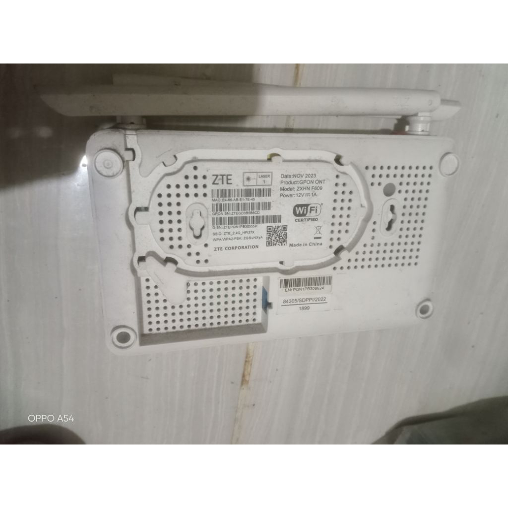 router zte bekas normal